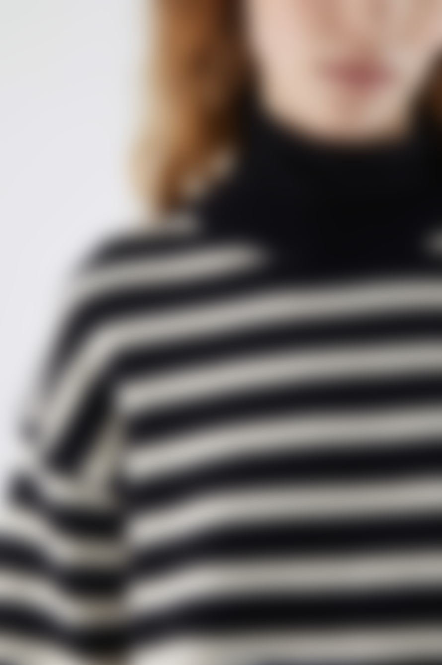 Compania Fantastica Compania Fantastic Stripe Knitted Dress - Black/white