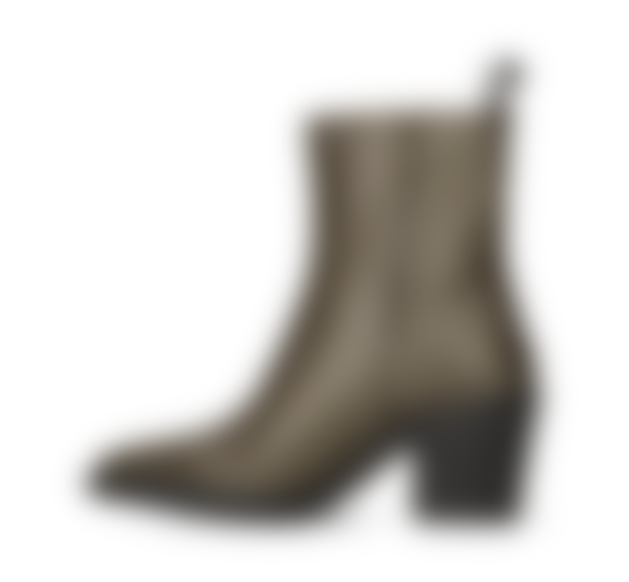 Maruti Footwear Metallic Bronze Gisele Leather Heeled Boots