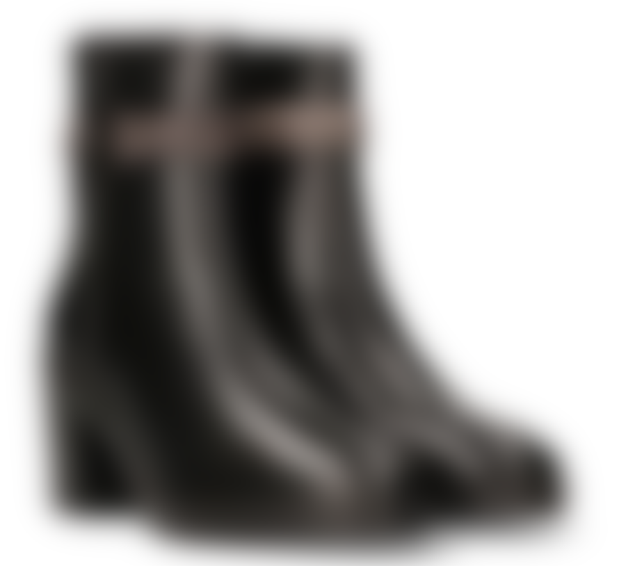 Maruti Footwear Black Vivien Ankle Boots
