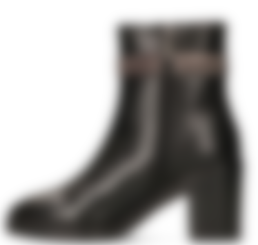 Maruti Footwear Black Vivien Ankle Boots