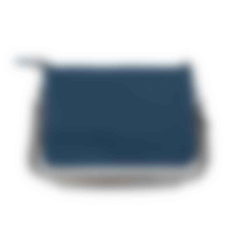 ROKA Roka London Cross Body Shoulder Bag Carnaby Xl Recycled Repurposed Sustainable Canvas In Deep Blue