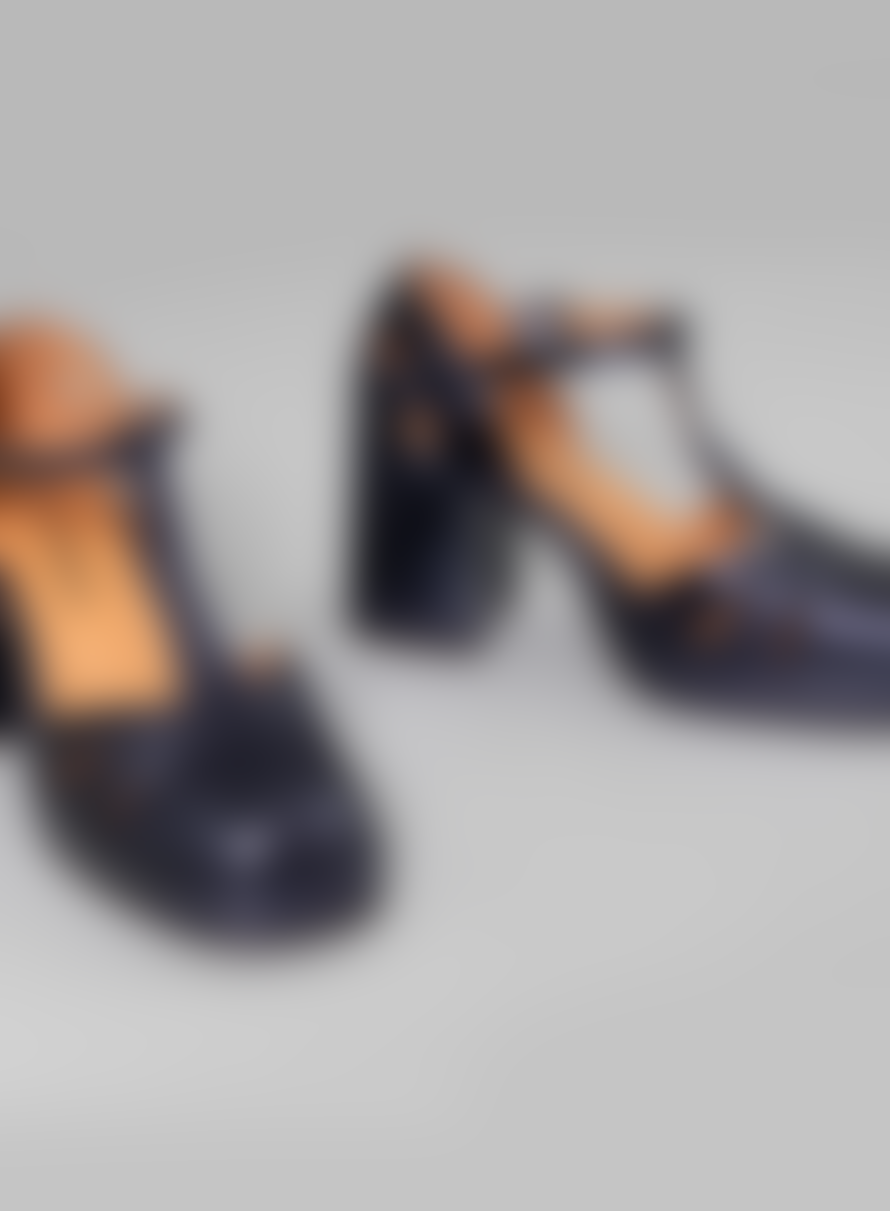 Esska Chaza Heels In Ink Blue From