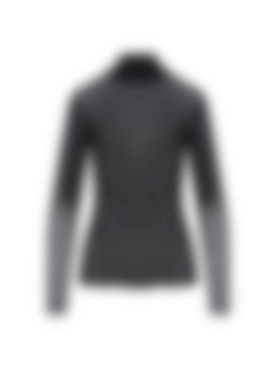 CC Heart Eve Mesh Turtleneck Black