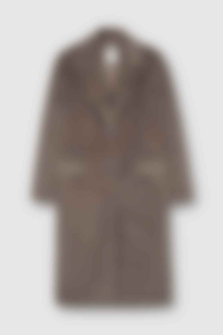 Rino and Pelle Saami Long Coat - Taupe