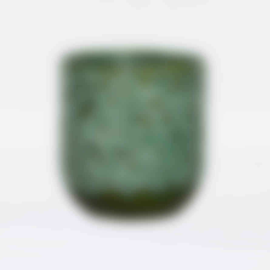 Ivyline 12cm Emerald Reactive Glaze Planter