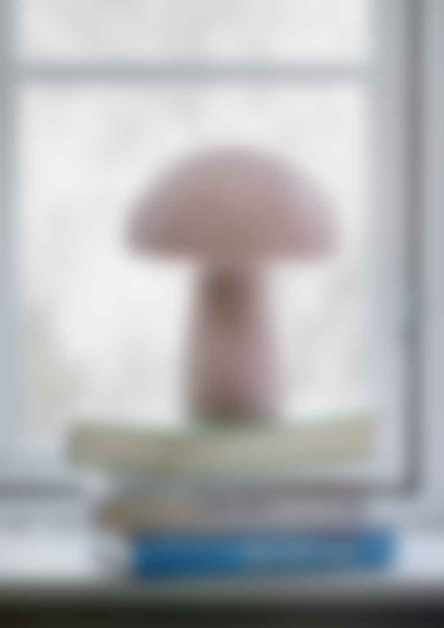 Bahne Old Rose Mushroom Lamp
