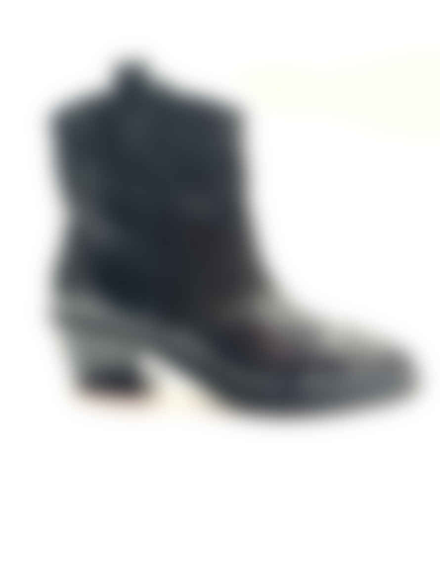 SOFIE SCHNOOR Snake Western Boots - Black