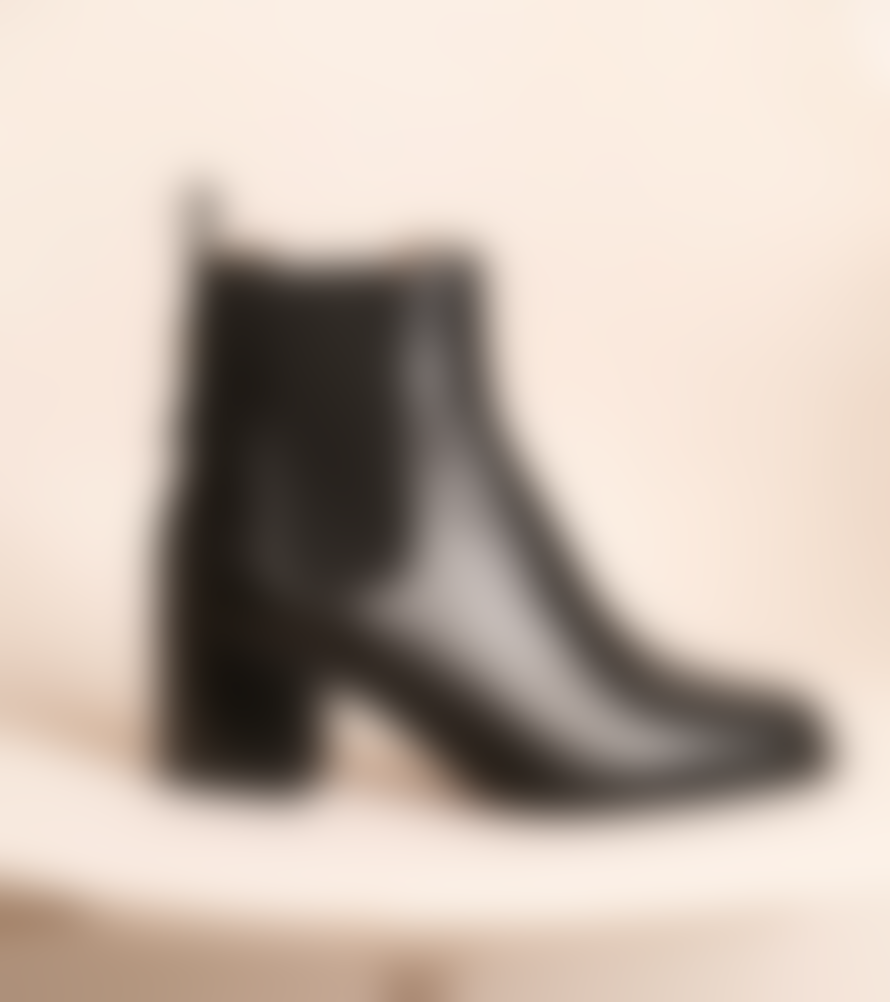 Maison Toufet Geraldine Black Ankle Boot