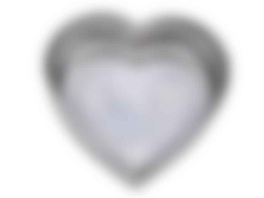 Chic Antique Zinc Heart Shape Tray - Large