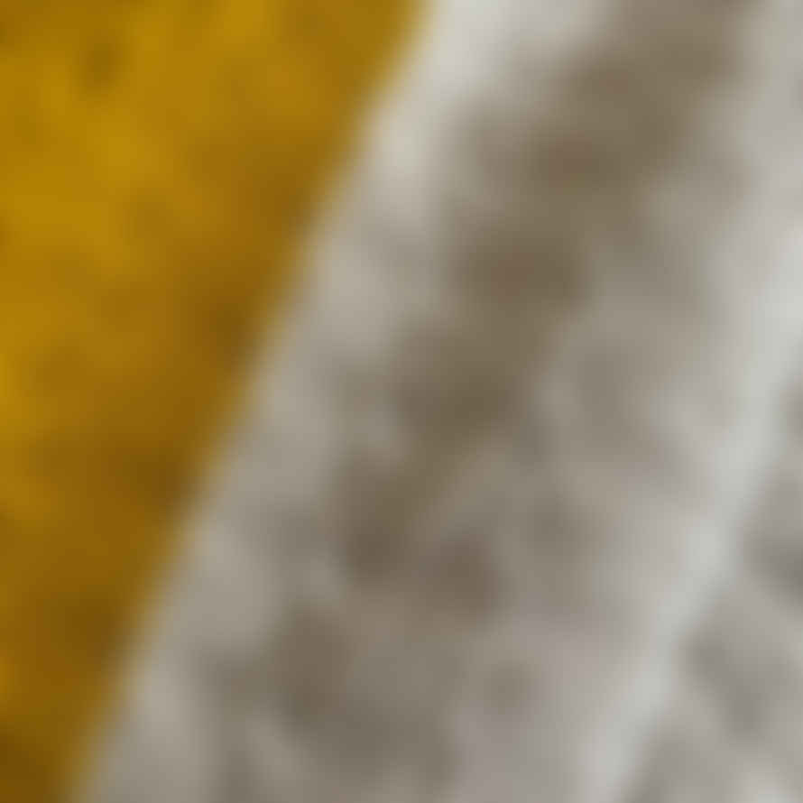 Sophie Home Textured Baby Blanket - Citrus & Cream