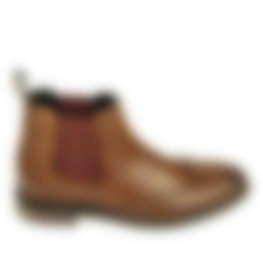Front Henderson Brogue Chelsea Boots - Brown