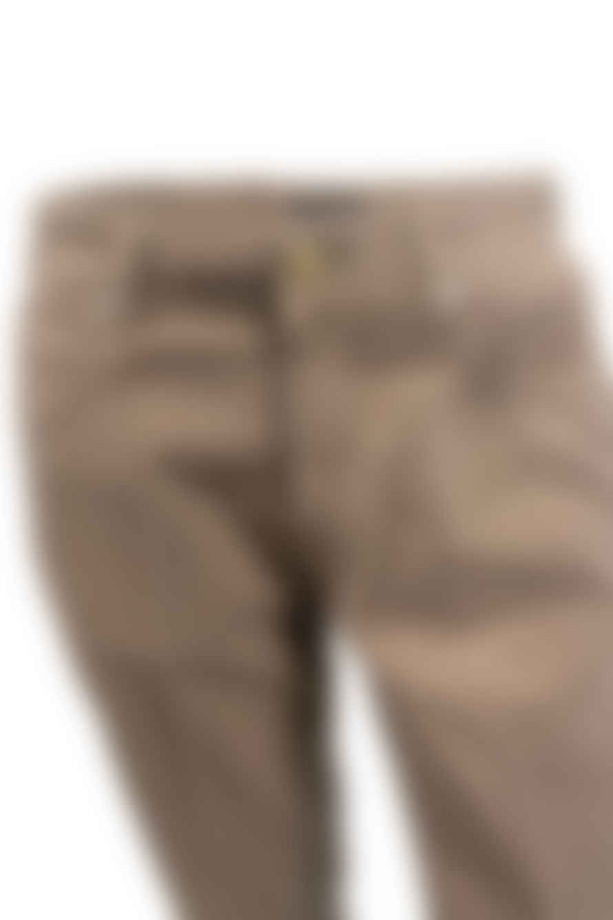 Briglia 1949 - Steve Taupe Brushed Cotton Stretch Moleskin Feel Jeans 423507 536