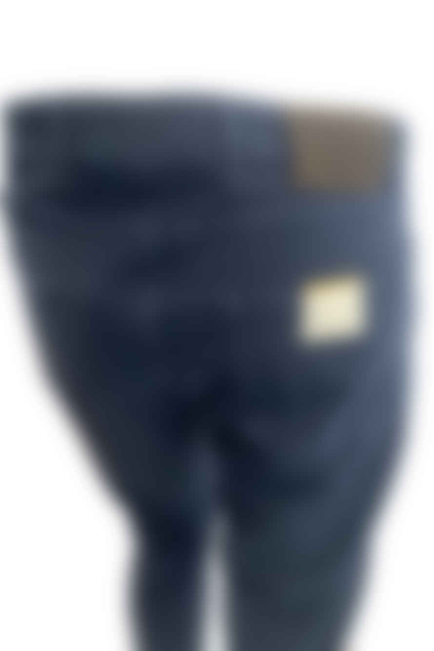 Briglia 1949 - Steve Navy Brushed Cotton Stretch Moleskin Feel Jeans 423507 511