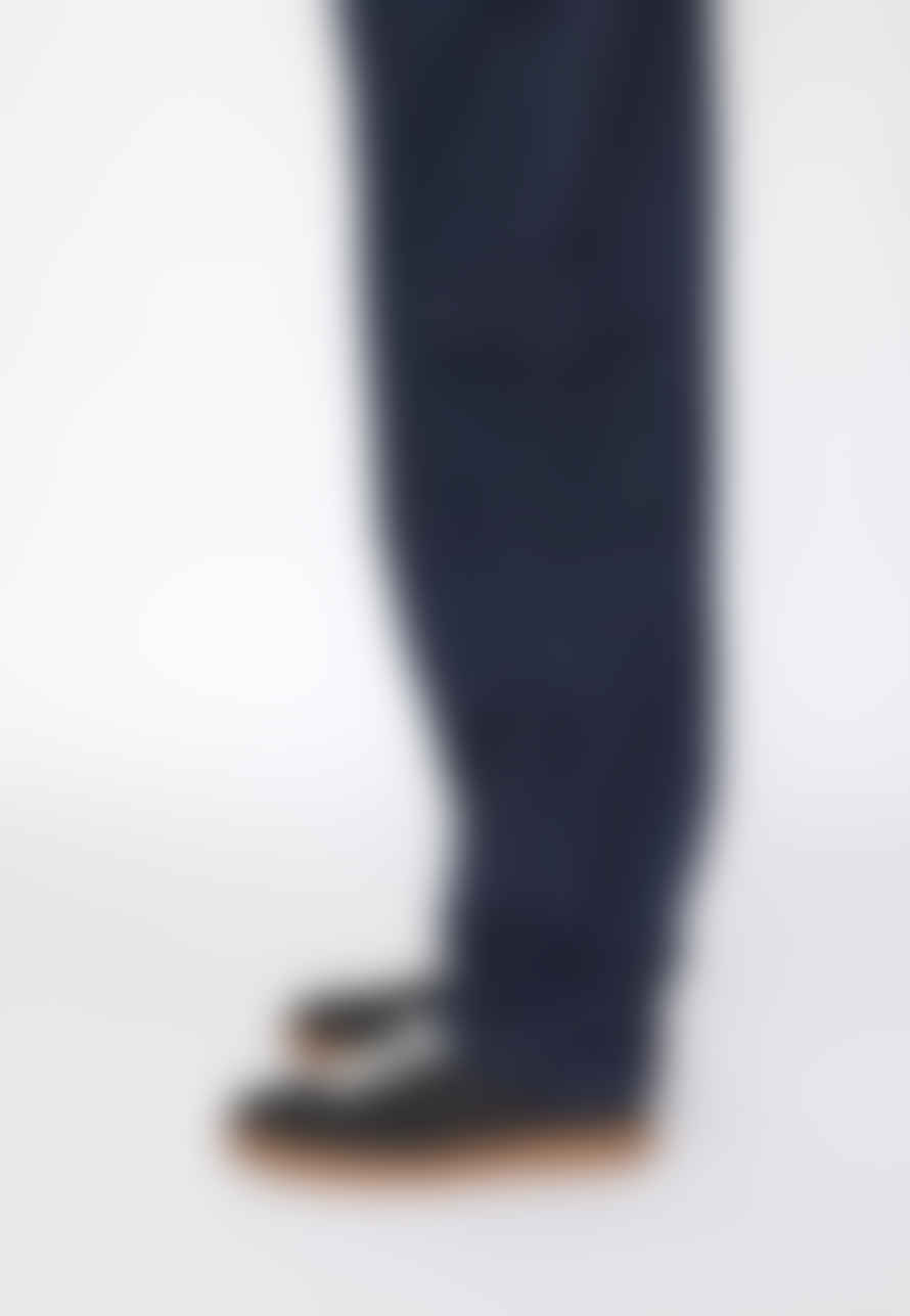 esmé studios Lexi Trousers Navy Pinstripe Gots Certified