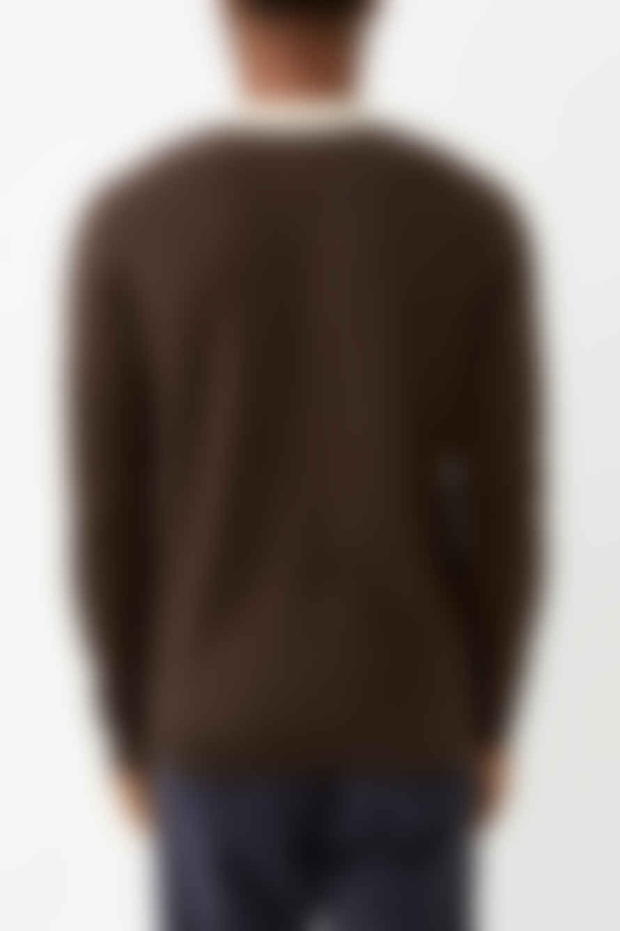 Selected Homme Chocolate Torte Mattis Knit Polo