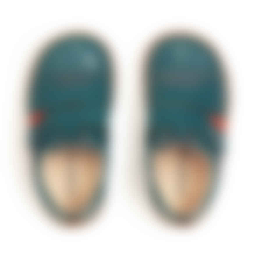 StartRite Maze Leather Velcro Shoes (Teal) 20-25