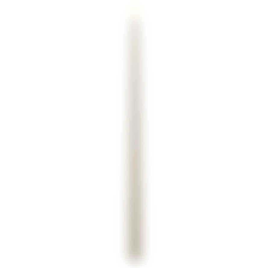 TUSKcollection Sand Grey Pack Of Two Led Taper Candles Two Sizes Available