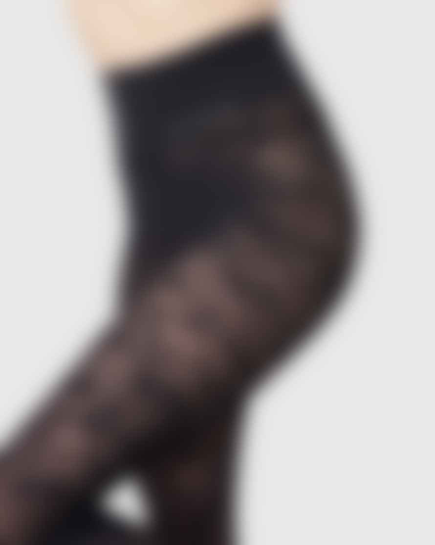 Swedish Stockings Alba Ginkgo Tights | 40 Denier | Black