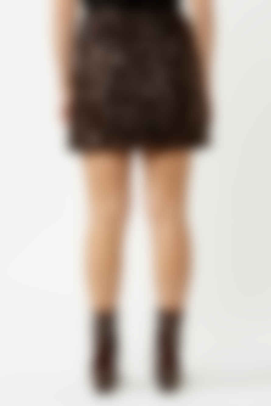 Selected Femme Java Mallie Mw Short Sequins Skirt