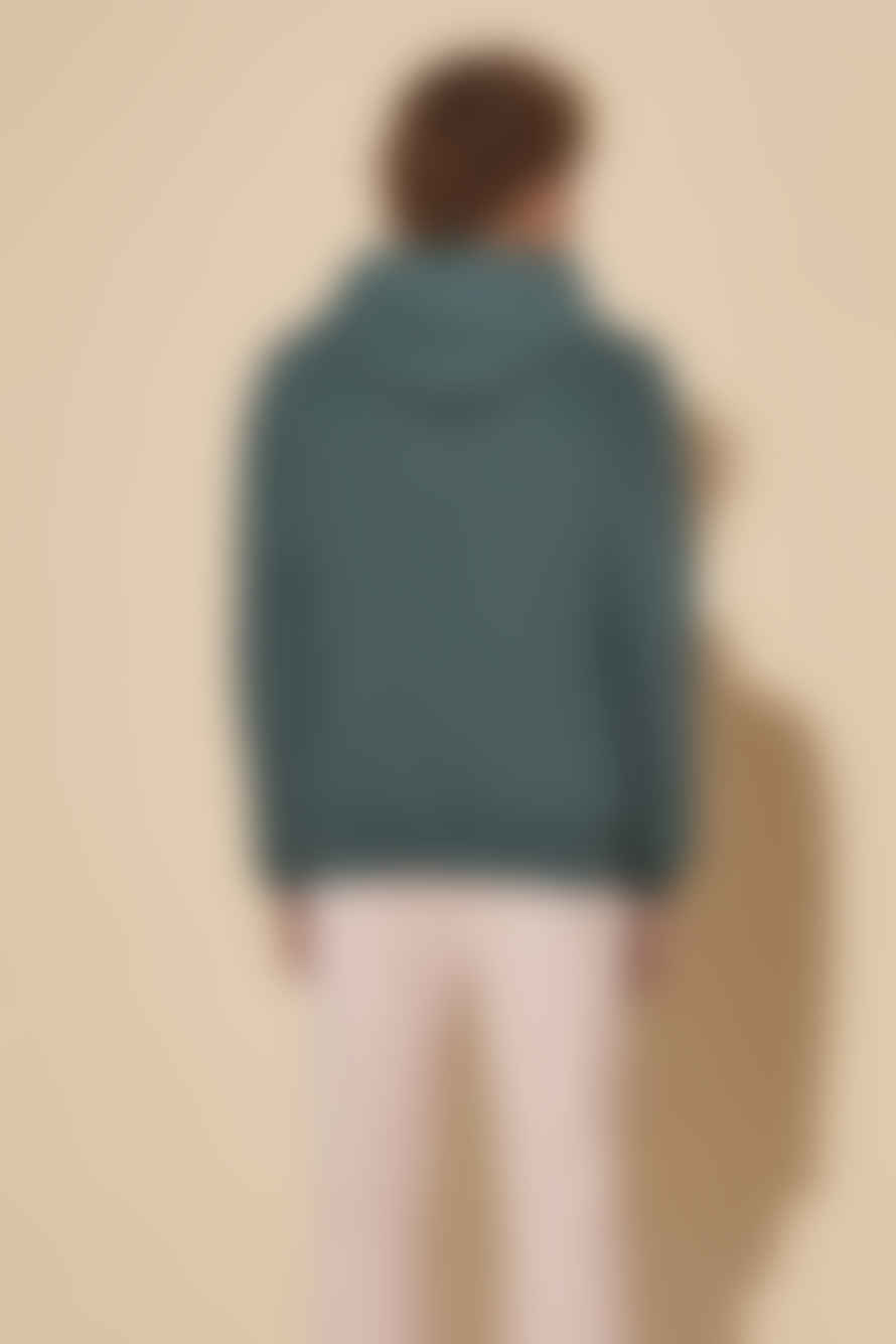 Vilebrequin - Martin Cotton Hooded Sweatshirt In Pine Green Mric4p88-471