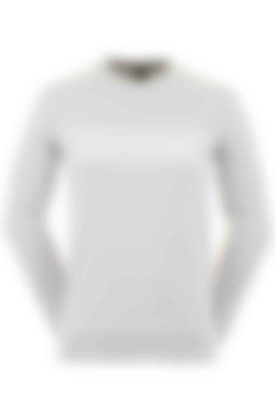 Hugo Boss Boss - Cotton-blend Sweatshirt With Embroidered Logo In Light Grey 50503061 057