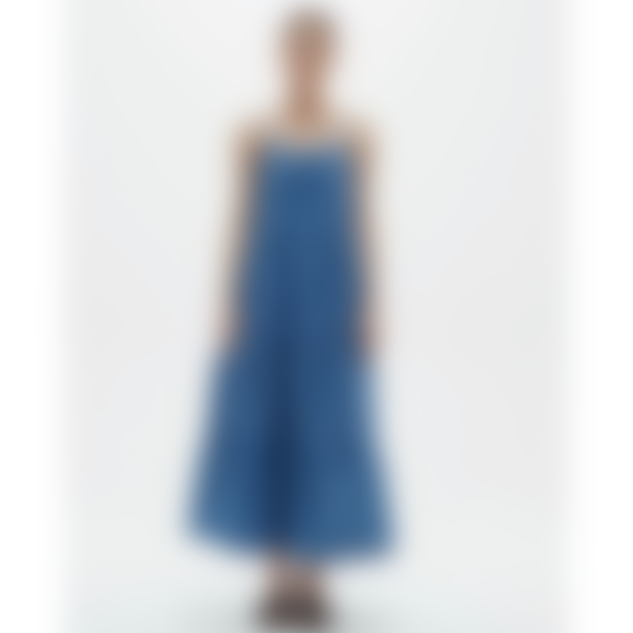 Tirelli Tirelli Cami Tiered Dress In Coastal Blue
