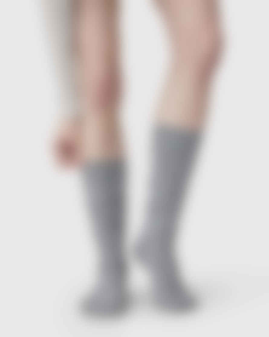 Swedish Stockings Bodil Chunky Knee High Socks - Grey