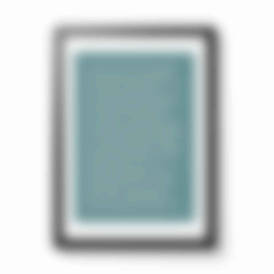 National Park Print Shop List of Wainwrights Blue Grey Edition A3 Framed Print