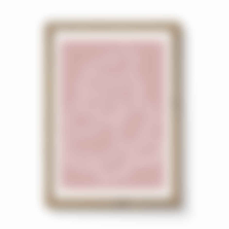 Lauren Riley A4 Fungi Pink Framed Print