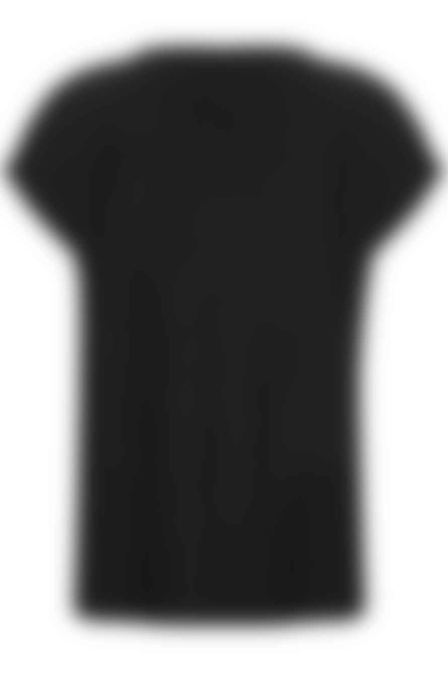 b.young Selina A Waterfall T-shirt In Black Mix