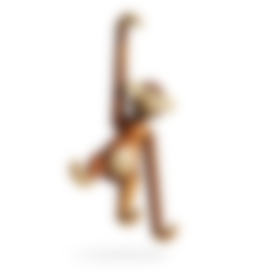 Kay Bojesen Large Wooden Monkey, Teak & Limba