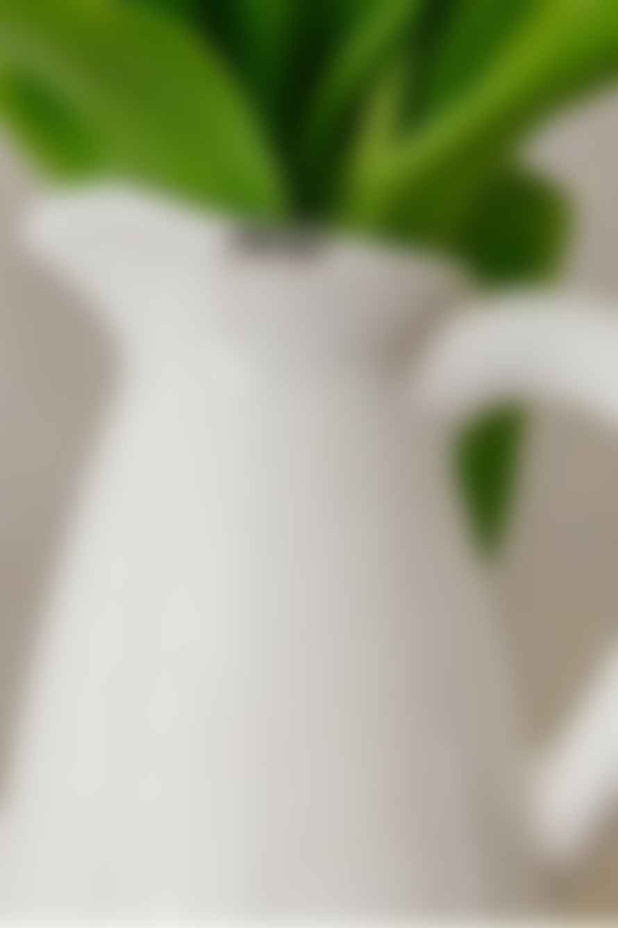 The Home Collection Birkdale White Jug with Crackle Finish