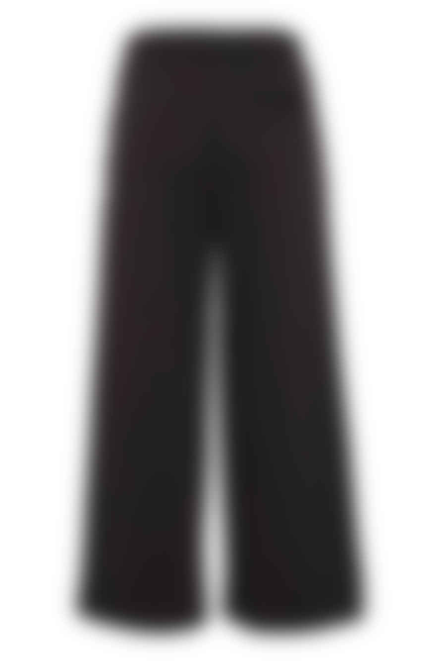 ICHI Kate Sus Ankle Length Black Trousers