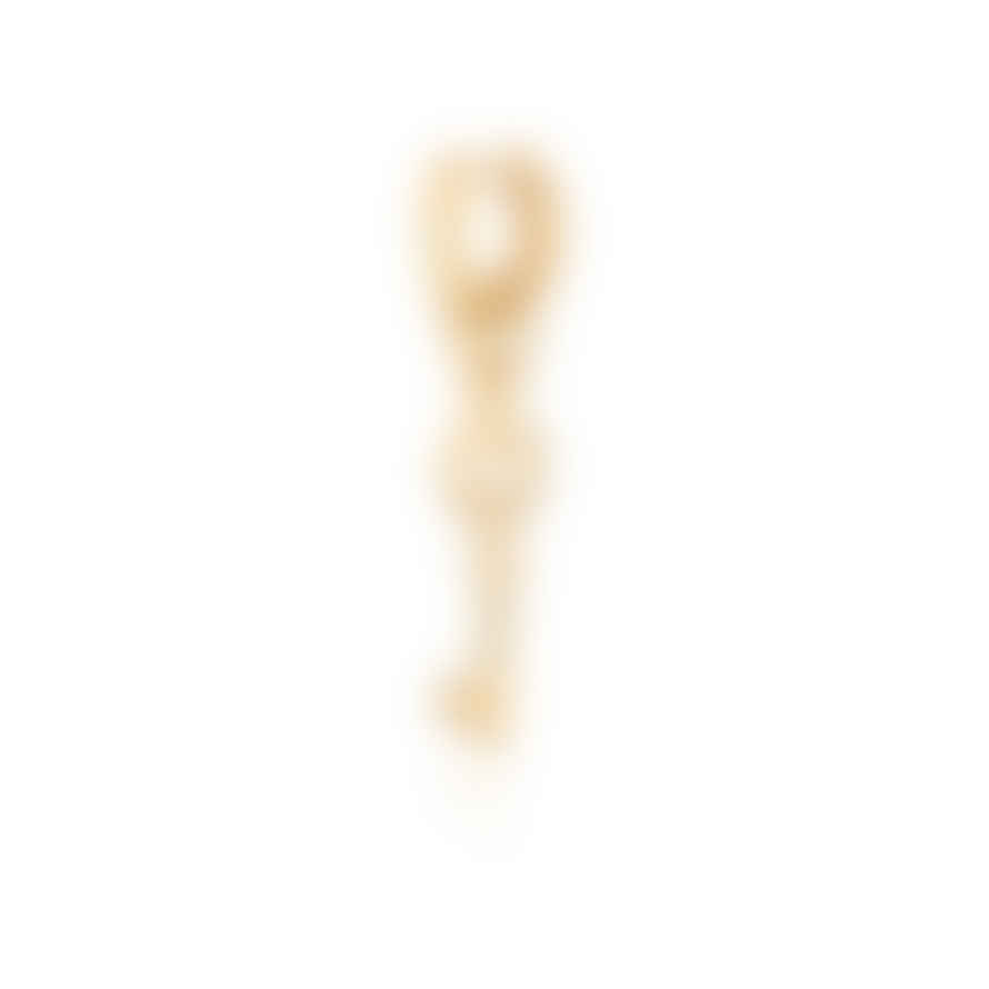 Scream Pretty  Gold Plated Key Single Huggie Earring  
