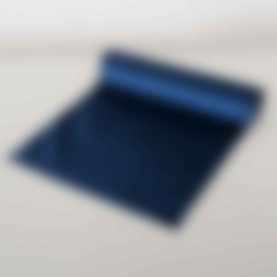 &Quirky Luxe Velvet Fabric Table Runner : Dark Blue or Petrol