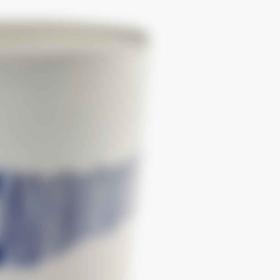 Serax Tea Cup - White with Blue Stripe