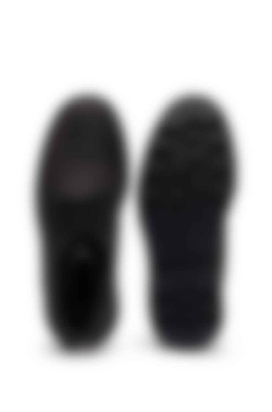 Hugo Boss Boss - Adley Black Nubuck Half Boots With Tonal-monogram Collar 50498357 001