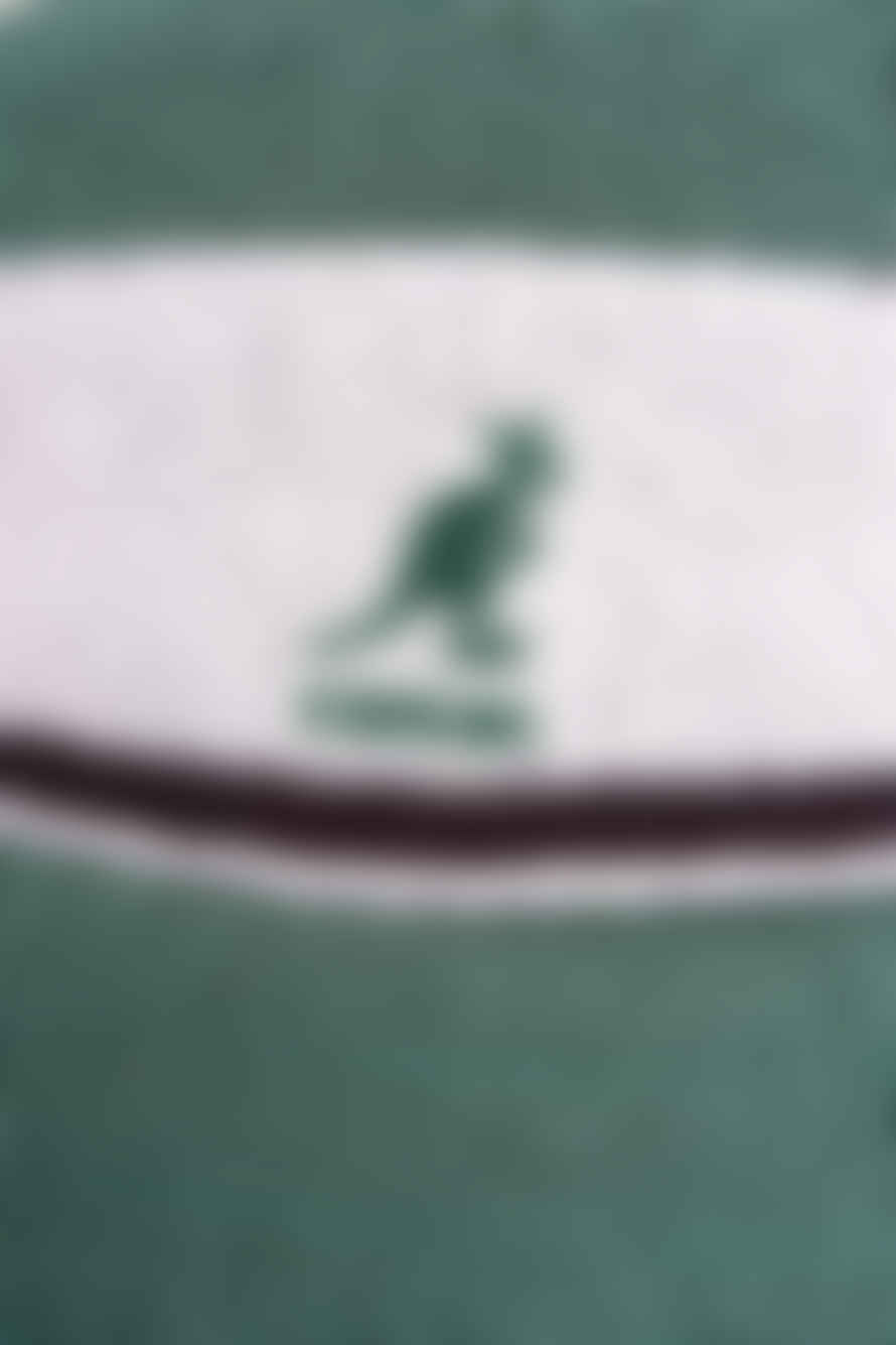 Kangol Bermuda Stripe Bucket Hat Turf Green