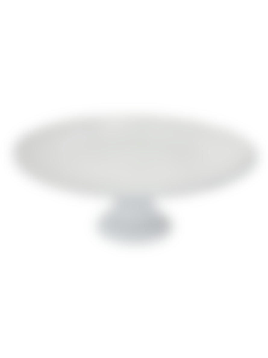 COSTA NOVA Pearl White Footed Plate - Large 33cm