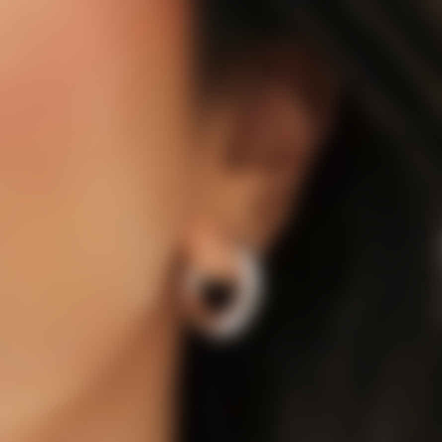 Lisa Angel Medium Chunky Hoop Earrings In Silver