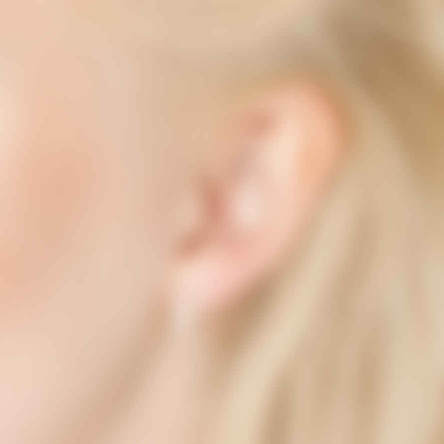 Lisa Angel Small Domed Hoop Earrings