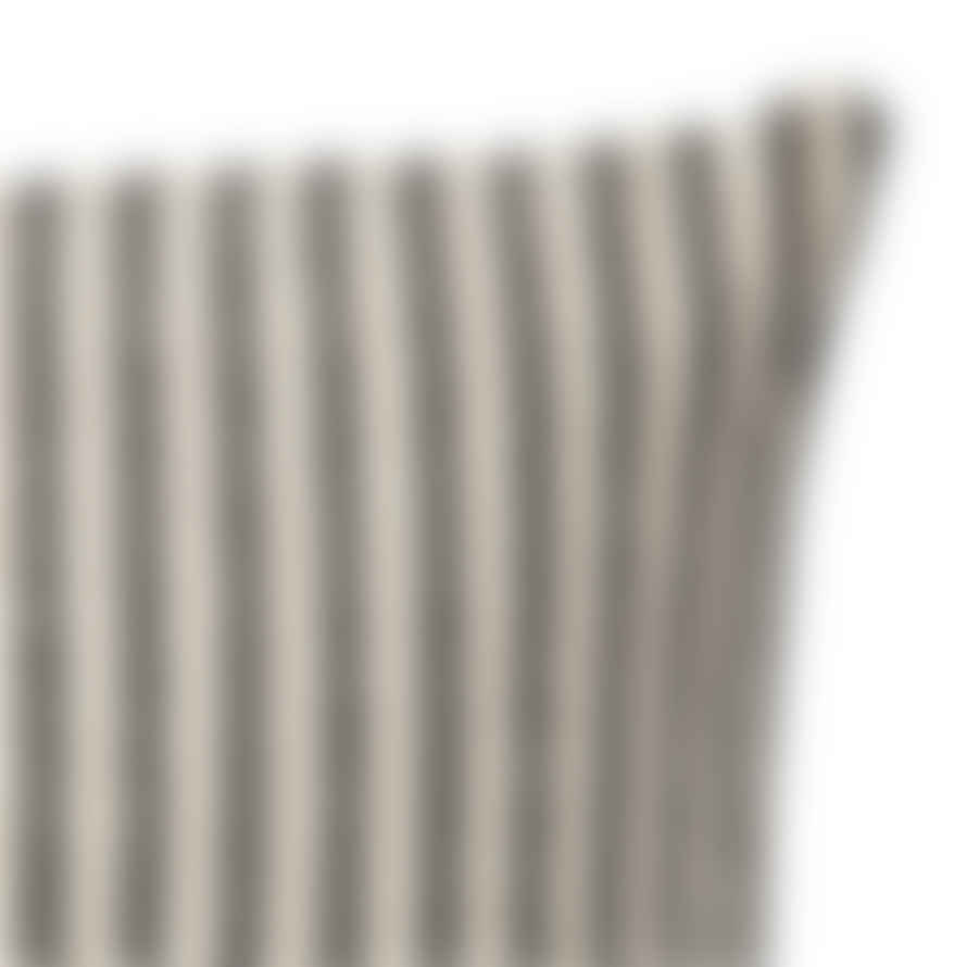 Affari Black and white striped cushion cover