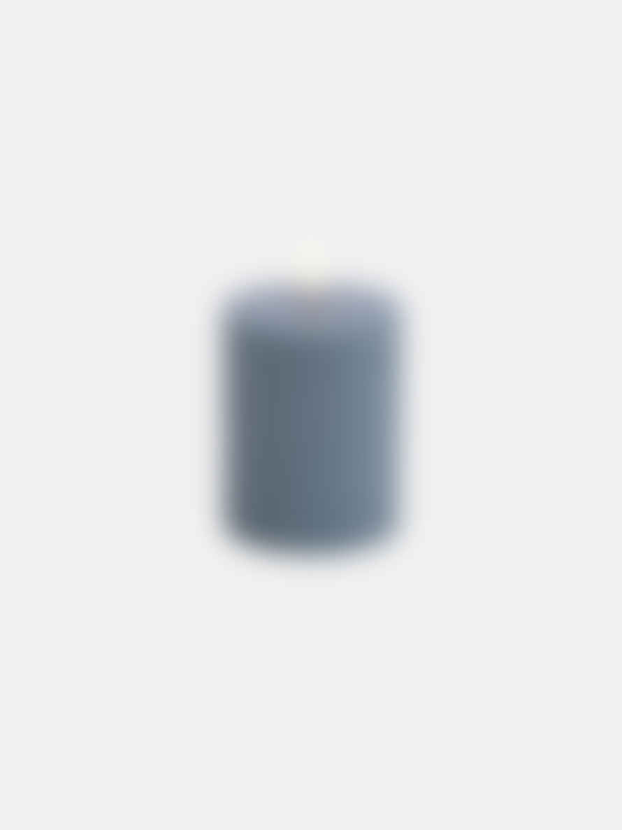 UYUNI LIGHTING Led Pillar Candle 7.8x10 - Hazy Blue