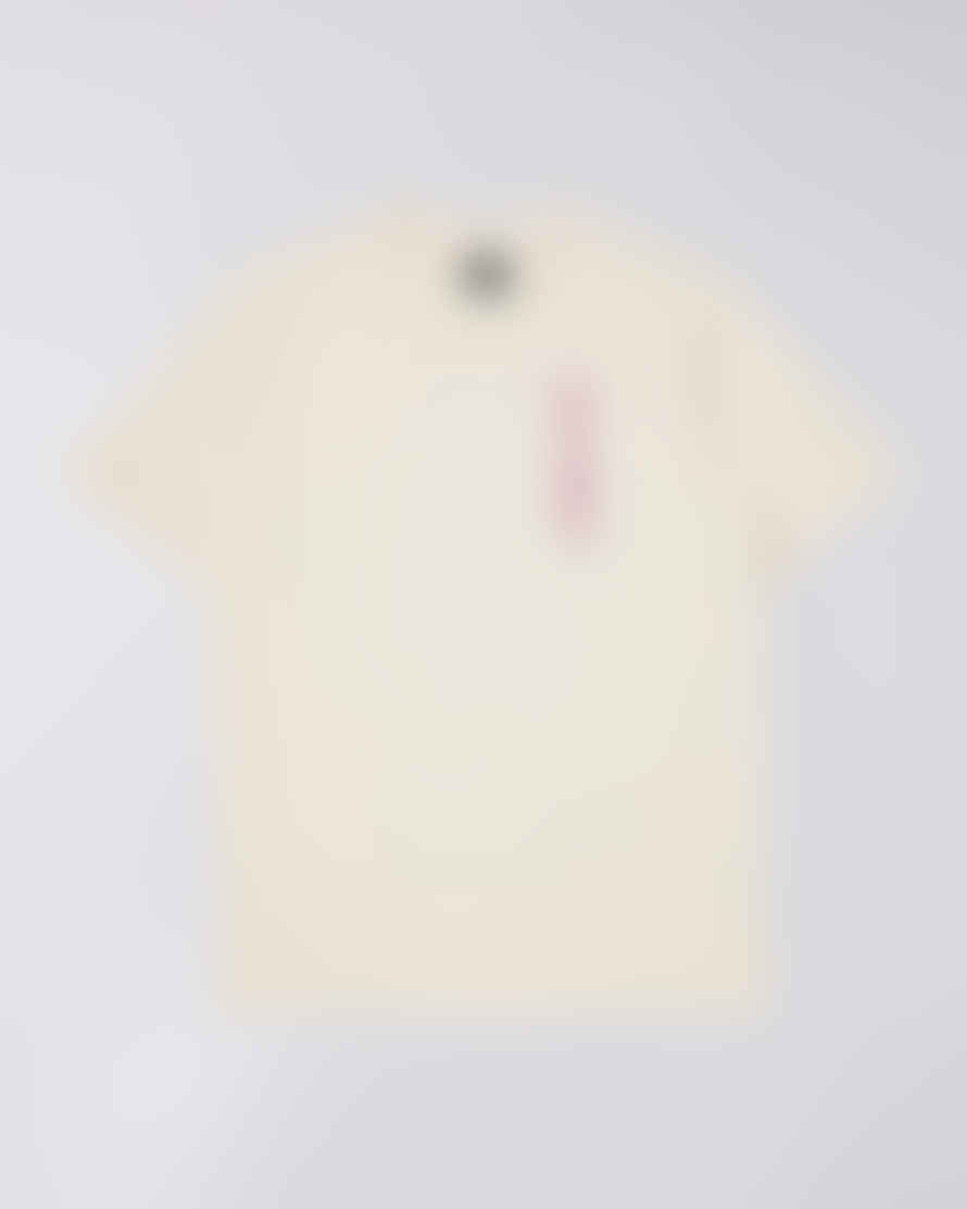 Edwin Phone Love T-Shirt Single Jersey White Garment Washed