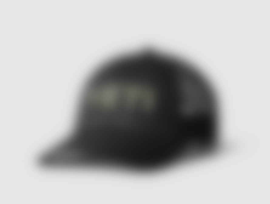 Yeti Camouflage Logo Badge Trucker Cap Black