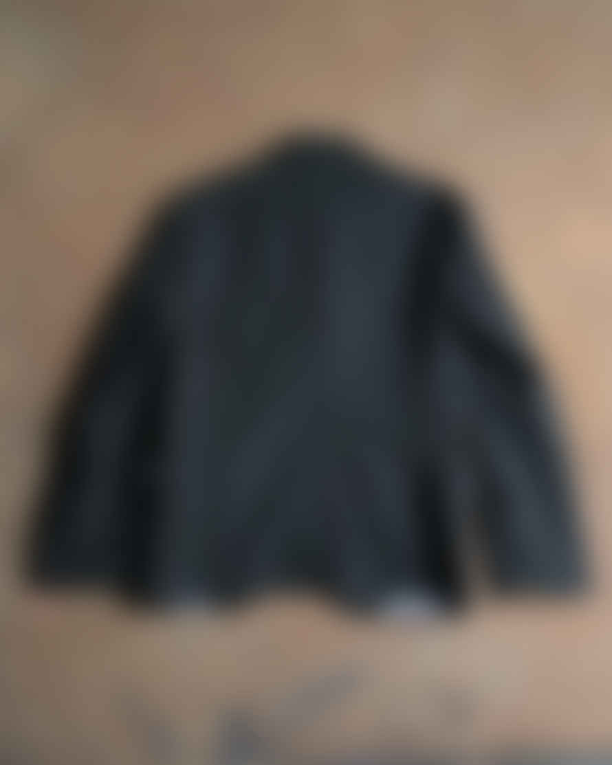 Scarti Lab Cotton Work Jacket Black Linen