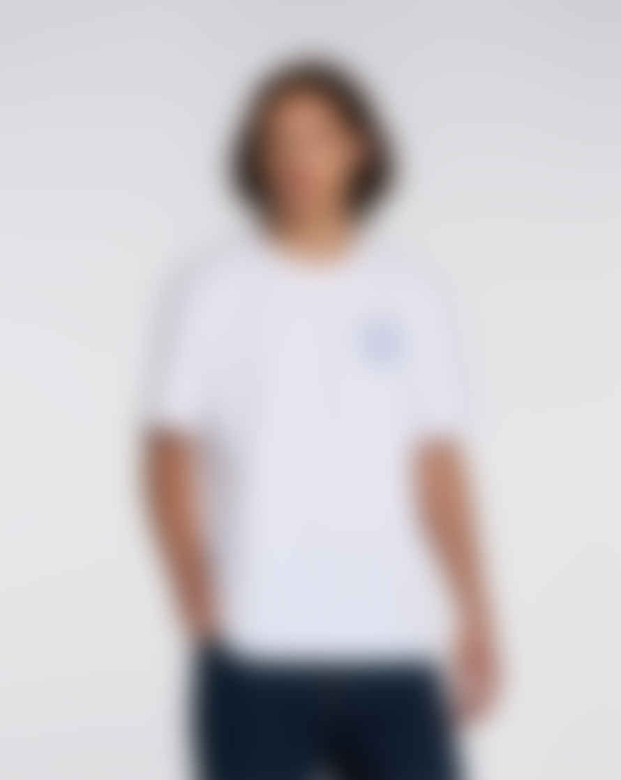 Edwin Music Channel T-Shirt Single Jersey White Garment Washed