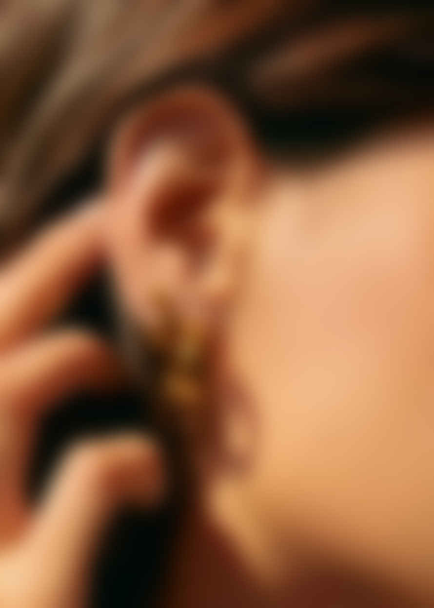 Orelia Luxe Mini Square Stud Earrings