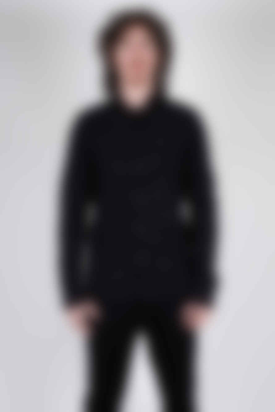 Hannes Roether Slim Fit Wool Cardigan Black/Livid