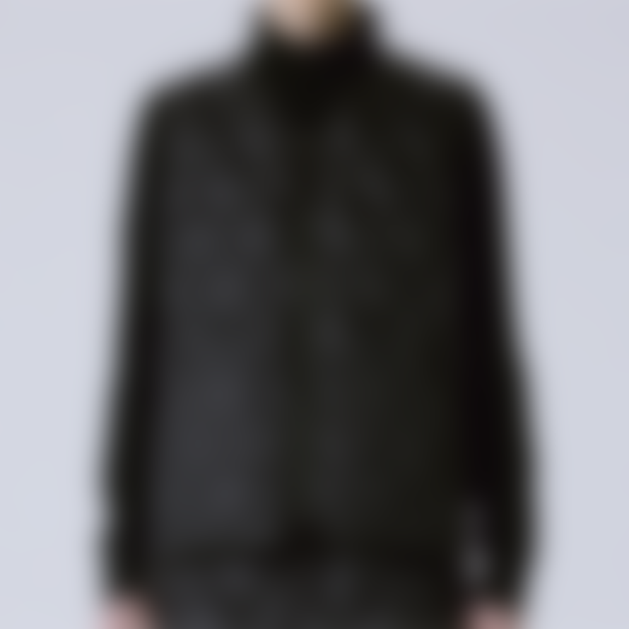 Taion  Unisex Soft Shell Military Zip V-Neck Down Vest - Black